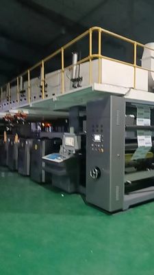 Energy Saving Medical Package Frame Coating Flexo Printer Servo Control