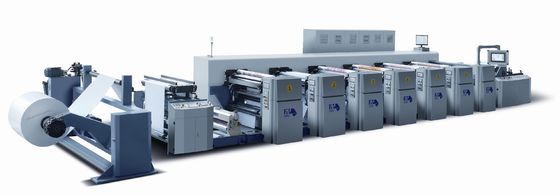 240m/Min Servo Control FM-CS Flexographic Paper Cup Printer  with 100mm Web Roller Diameter