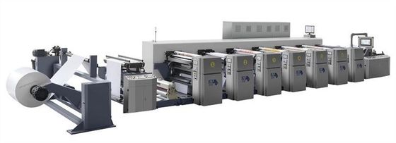 Unit Type Hamburger Packing Paper Flexo  Paper Cup Printer With Servo Motor