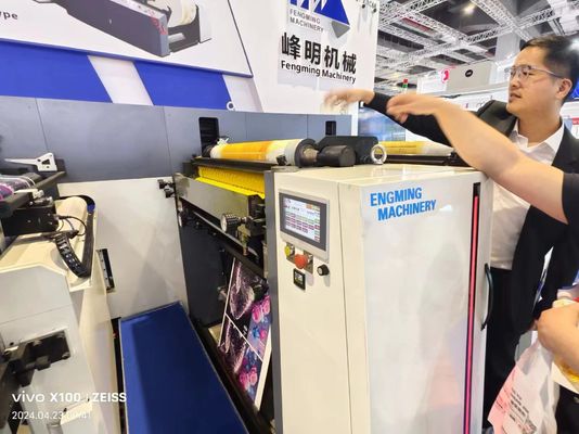 High Precision Sleeve Type Flexo Printing Machine with 360 Degree Plate Adjustment