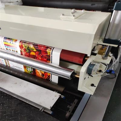 High Efficient Petal Type Paper Roll To Roll Sticker Flexographic Printing Machine