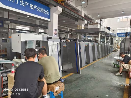 Paper Bag Horizontal Flexographic Printing Machine 1220mm With PLC Controls
