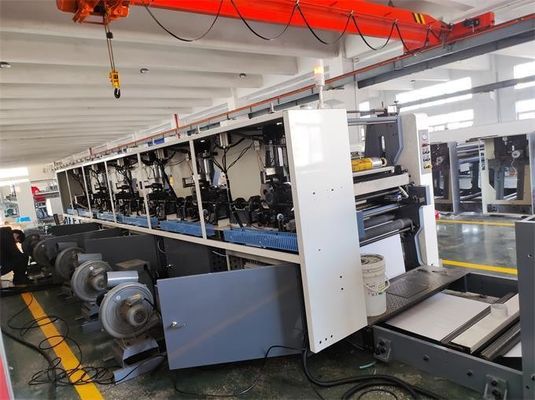Petal 4 Colour Flexo Printing Machine PLC Control Stable High Efficient