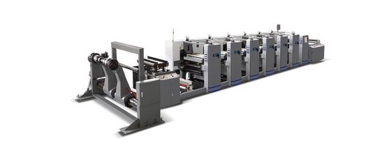 Petal Type Flexographic Printing Equipment Multicolor Hamburger Box With 1/8cp Gearing