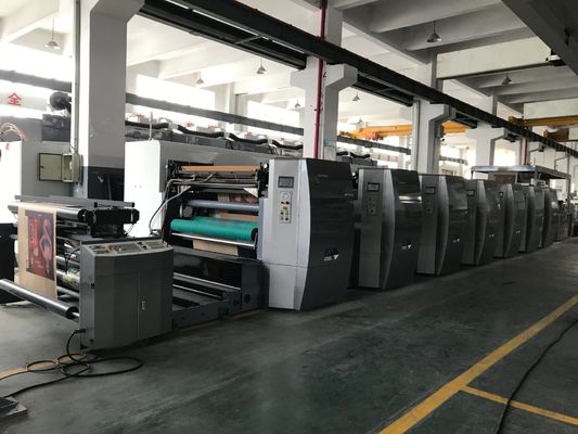 Unit Type Flexo Printing Machine 6 Colour Eco - Friendly Multifunctional