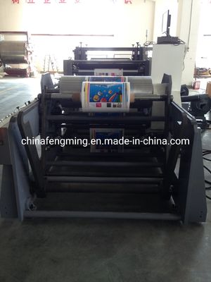 380V Two Colour Flexo Printing Machine Ceramic Anilox Roller And UV IR Dryer