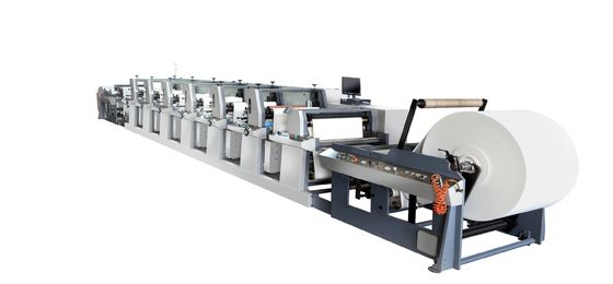 380V 3pH Paper Cup Flexo Printing Machine 50Hz 6 Color Flexo Printing Machine