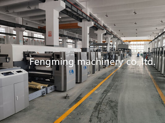 Single Faced Flexo Printing Machine 6 Colours High Productivity Intelligent