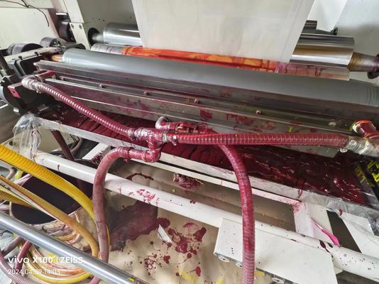 Energy Cascading Flexographic Printing Machine 300m/min Small Footprint Flexo Printing Press