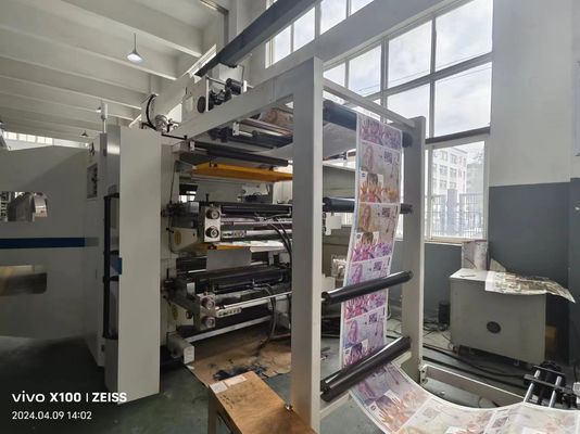 Compact Structure Flexographic Printing Press Small Footprint Stable Working